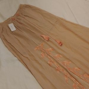 NWT- LOVE SAM Sheer Thigh Split Maxi Skirt